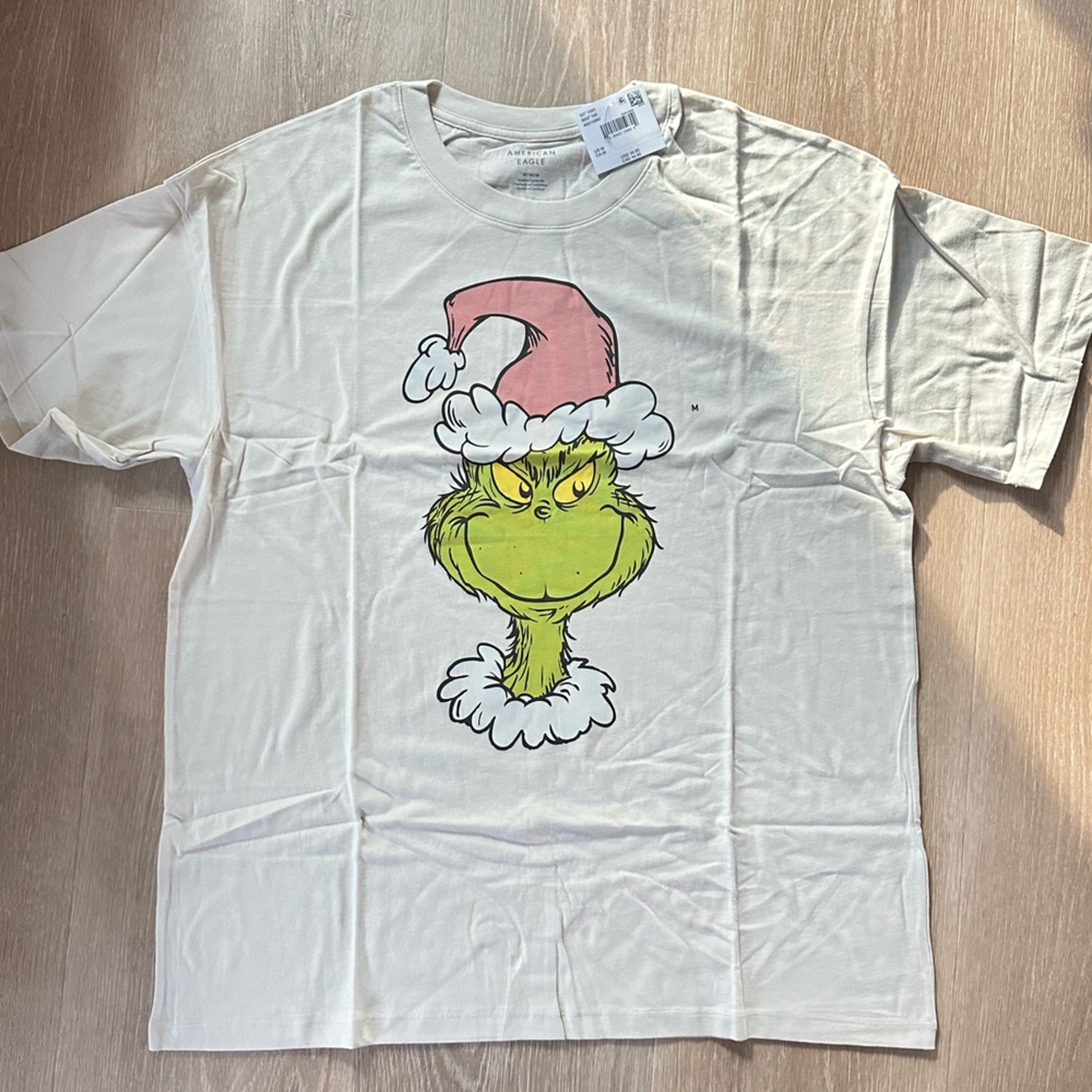 American Eagle Grinch Shirt Medium NWT